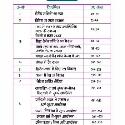 आधुनिक भारत (Modern History) - Handwritten Notes (Set of 2 Books)