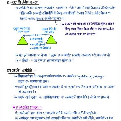 Medieval History (Part-II) - (मुग़ल काल) Handwritten Notes